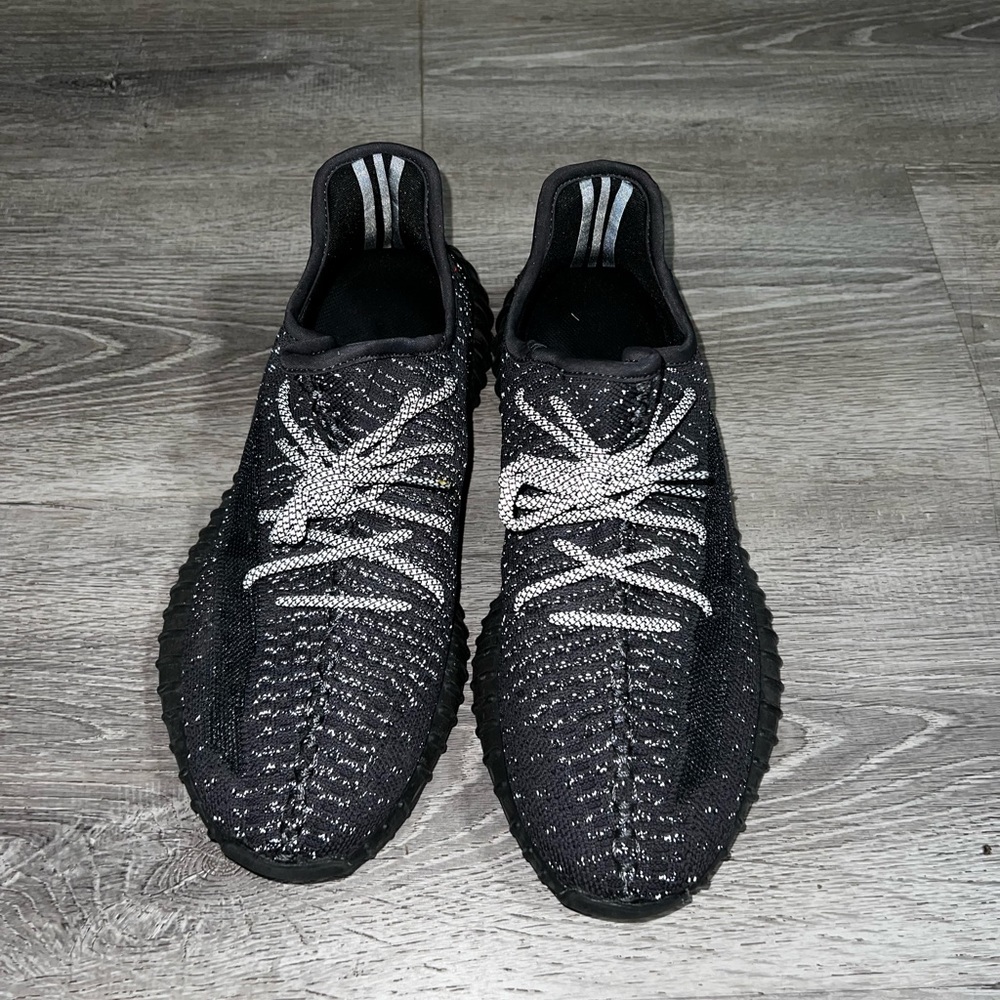 Men’s Black Reflective Yeezys